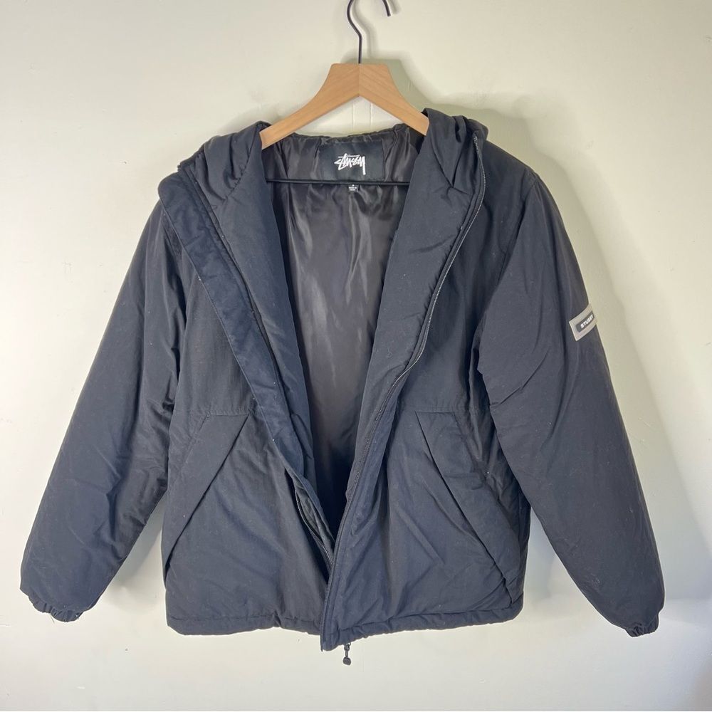 Stussy Nylon Down Puffer Jacket size Small